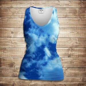 Майка 3D- Blue sky ВСІ Розміри Преміум тканина