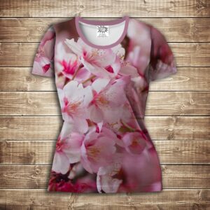 Футболка 3D-Сакура Дорослі і Дитячі розміри ВСІ Розміри Преміум тканина