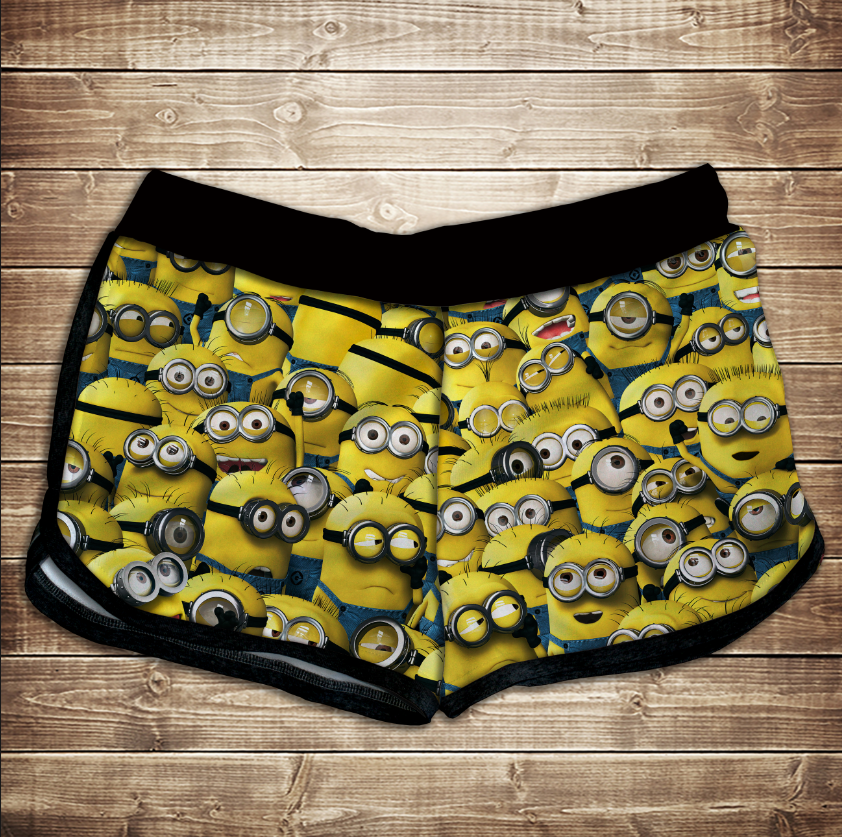 Шорті 3D принт жіночі-Посіпаки ВСІ Розміри Преміум тканина