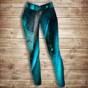 Лосини 3D-Blue Dark ВСІ Розміри Преміум тканина