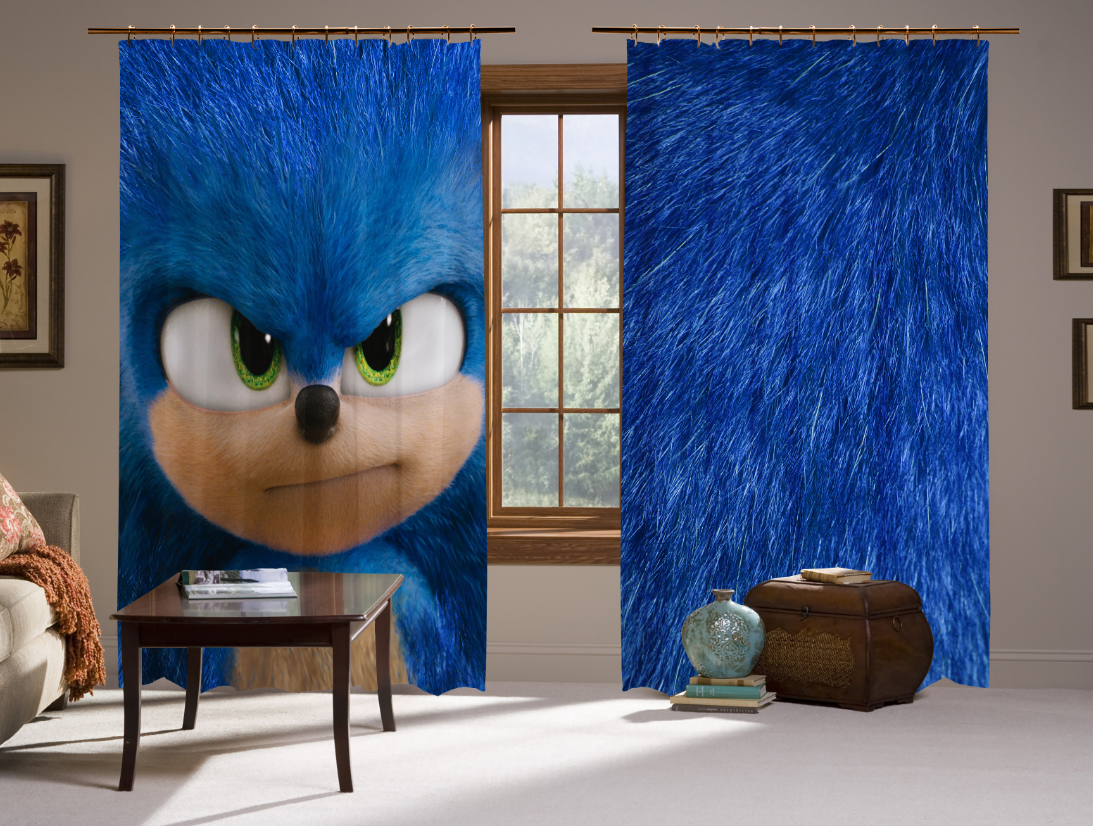 Штори 3D Сонік Face