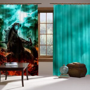 Штори 3D Годзилла Удар