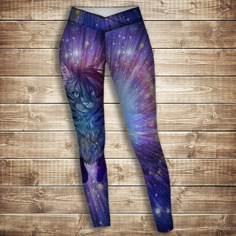 Лосини 3D-Кіт з крилами ВСІ Розміри Преміум тканина