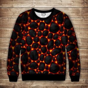 Світшот 3D-Магма ВСІ Розміри Преміум тканина