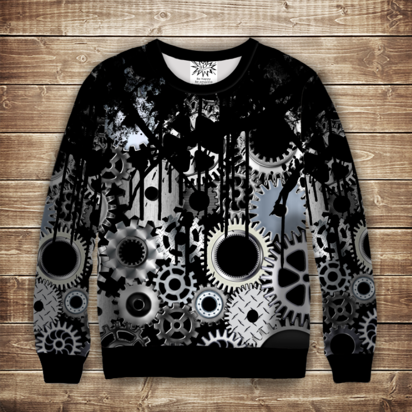 Світшот 3D-Механіка ВСІ Розміри Преміум тканина