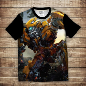 Футболка 3D TRANSFORMER BUMBLEBEE ВСІ Розміри Преміум тканина