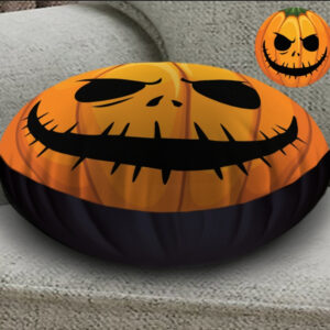 Кругла подушка-пуфік з 3D принтом Halloween fase 3