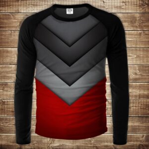 Лонгслив-реглан с 3D принтом-Fantastic tehno Дорослі і Дитячі розміри ВСІ Розміри Преміум тканина