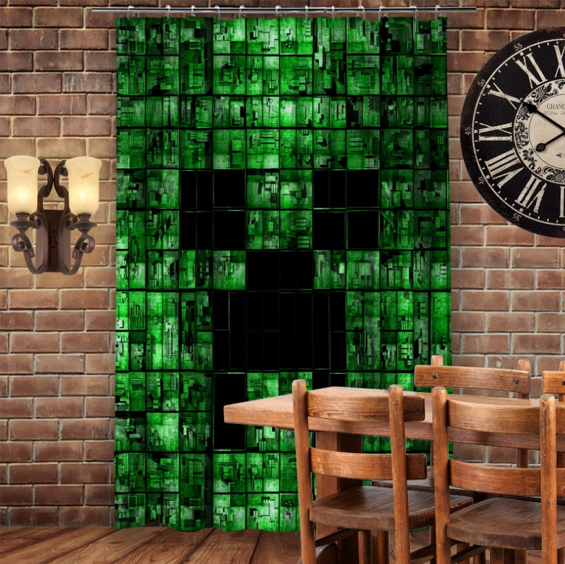 Штора 3D з принтом-Minecraft My Life