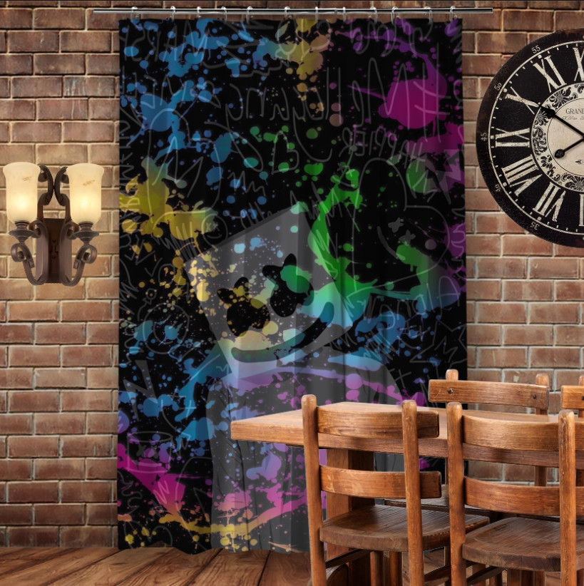 Штора 3D з принтом-Marshmallow Points