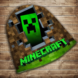 Шапка з 3D принтом Minecraft Logo Всі розміри