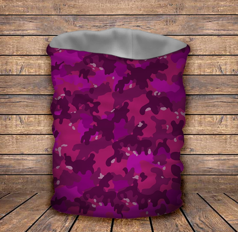 Баф з 3D принтом Pink camuflage ВСІ Розміри