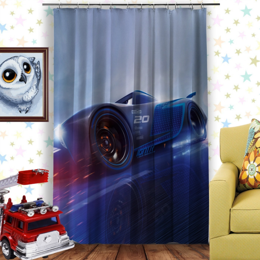 Штора 3D з принтом-JACKSON STORM