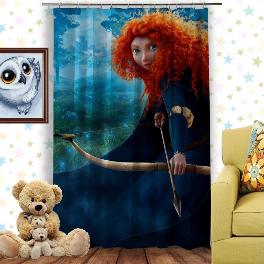 Штора 3D з принтом- Хоробра Серцем