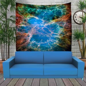 Панно тапестрі (гобелен)з 3D з принтом Крабовидна туманність