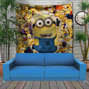 Панно тапестрі (гобелен)з 3D з принтом Забавні посіпаки