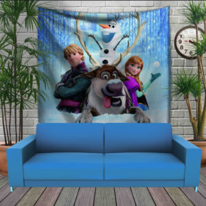 Панно тапестрі (гобелен)з 3D з принтом Frozen. Анна