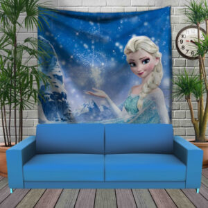 Панно тапестрі (гобелен)з 3D з принтом Frozen. Ельза