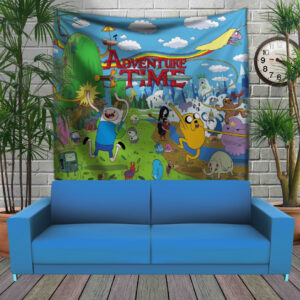 Панно тапестрі (гобелен)з 3D з принтом Час пригод. Всі герої