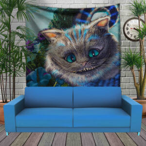 Панно тапестрі (гобелен)з 3D з принтом Чеширський Котик