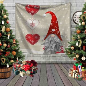 Панно тапестрі (гобелен)з 3D з принтом Різдвяний Гном