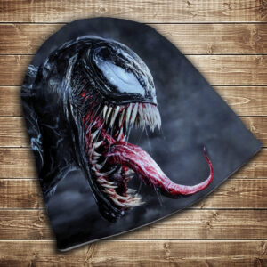 Шапка з 3D принтом-Venom Scream Всі розміри. Всі сезони ВСІ Розміри