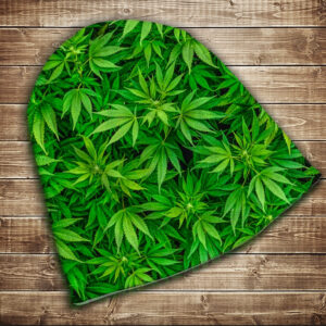 Шапка з 3D принтом - Весела травичка Всі розміри