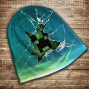 Шапка з 3D принтом-Minecraft Earth Всі розміри