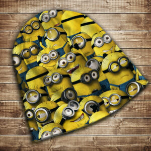 Шапка з 3D принтом-All Minions Всі розміри