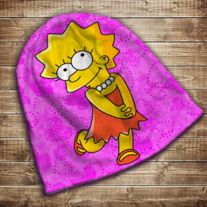 Шапка з 3D принтом-Ліза Сімпсон Всі розміри