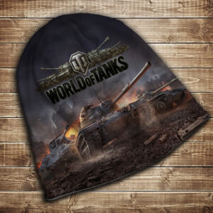 Шапка з 3D принтом-World of tanks Всі розміри