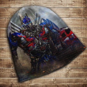 Шапка з 3D принтом-Трансформеры Оптимус Прайм Всі розміри