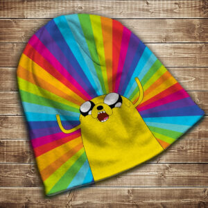 Шапка з 3D принтом-Час пригод. Джейк Веселковий Всі розміри