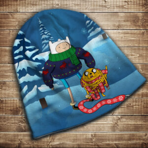 Шапка з 3D принтом-Час пригод. Різдво Всі розміри