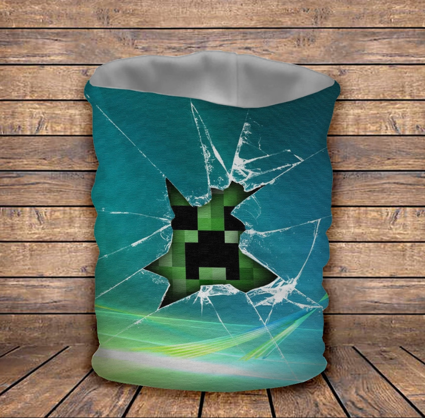 Баф з 3D принтом Minecraft Earth ВСІ Розміри