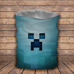 Баф з 3D принтом Minecraft /Майнкрафт BLUE ВСІ Розміри