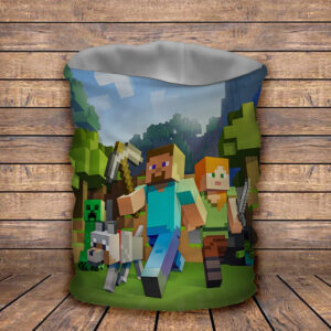 Баф з 3D принтом MINECRAFT WORLDS/Мир Майнкрафта ВСІ Розміри