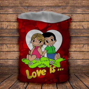 Баф з 3D принтом Love is ВСІ Розміри