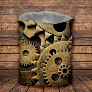 Баф з 3D принтом Стимпанк Латунь Механіка ВСІ Розміри