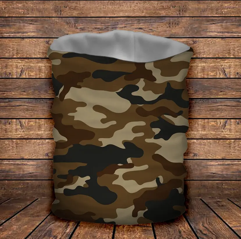 Баф з 3D принтом Camuflage brown ВСІ Розміри