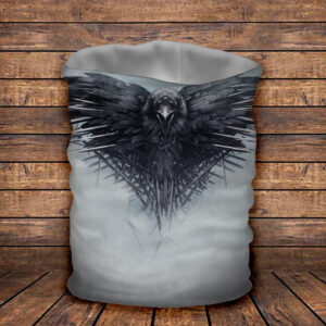 Баф з 3D принтом Ворон. Гра Престолів/Game of Thrones ВСІ Розміри