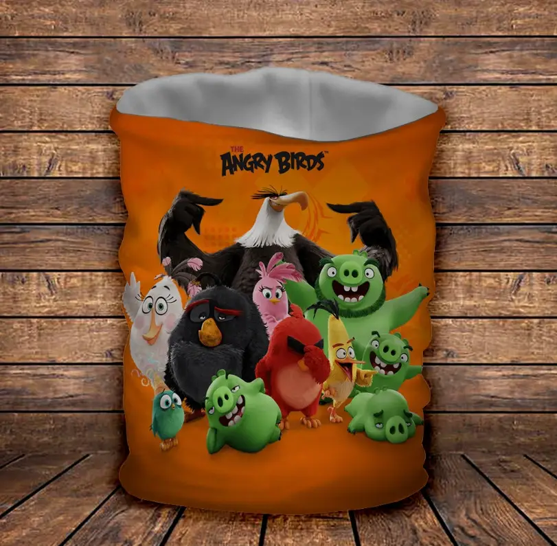 Баф з 3D принтом Angry birds Команда ВСІ Розміри