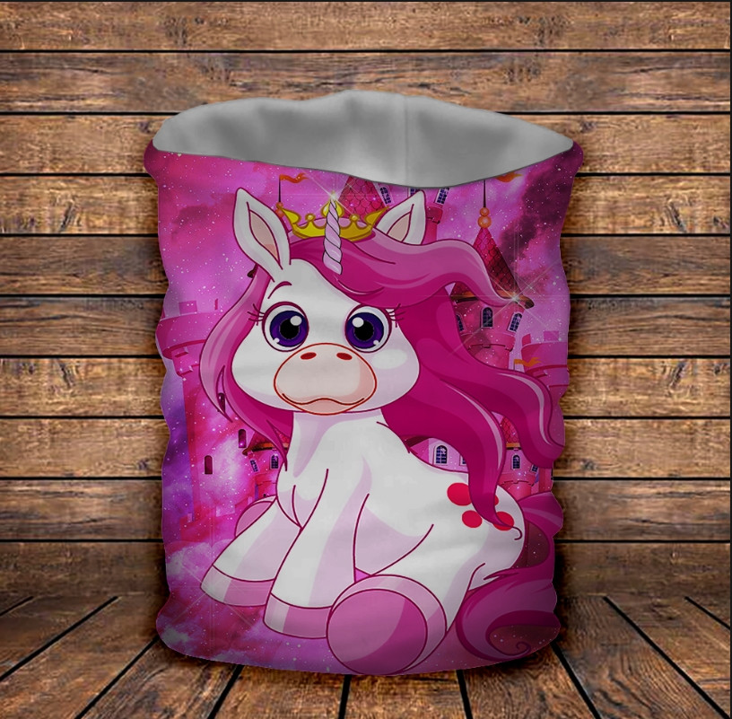 Баф з 3D принтом Unicorn & castle in sky ВСІ Розміри