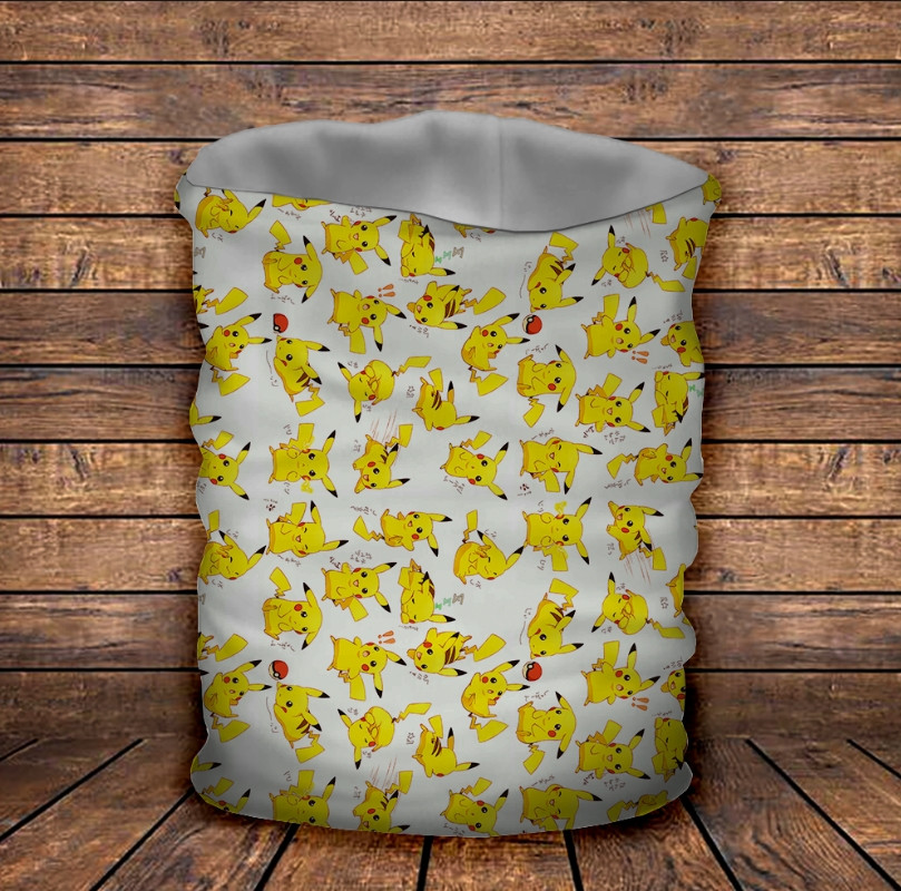 Баф з 3D принтом POKEMON PIKACHU ВСІ Розміри