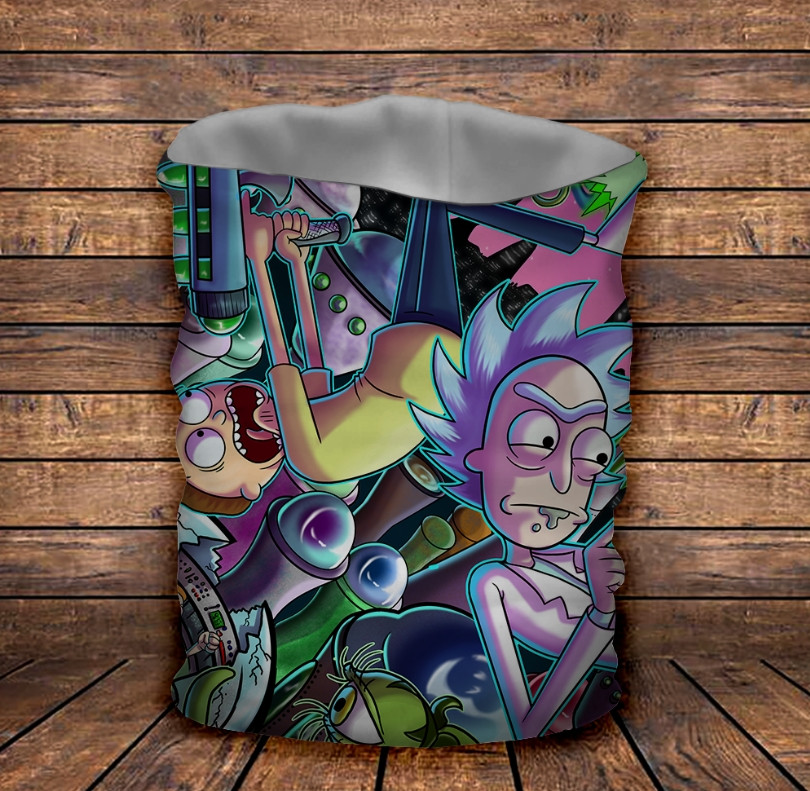 Баф з 3D принтом Рік і Морті Комікс ВСІ Розміри