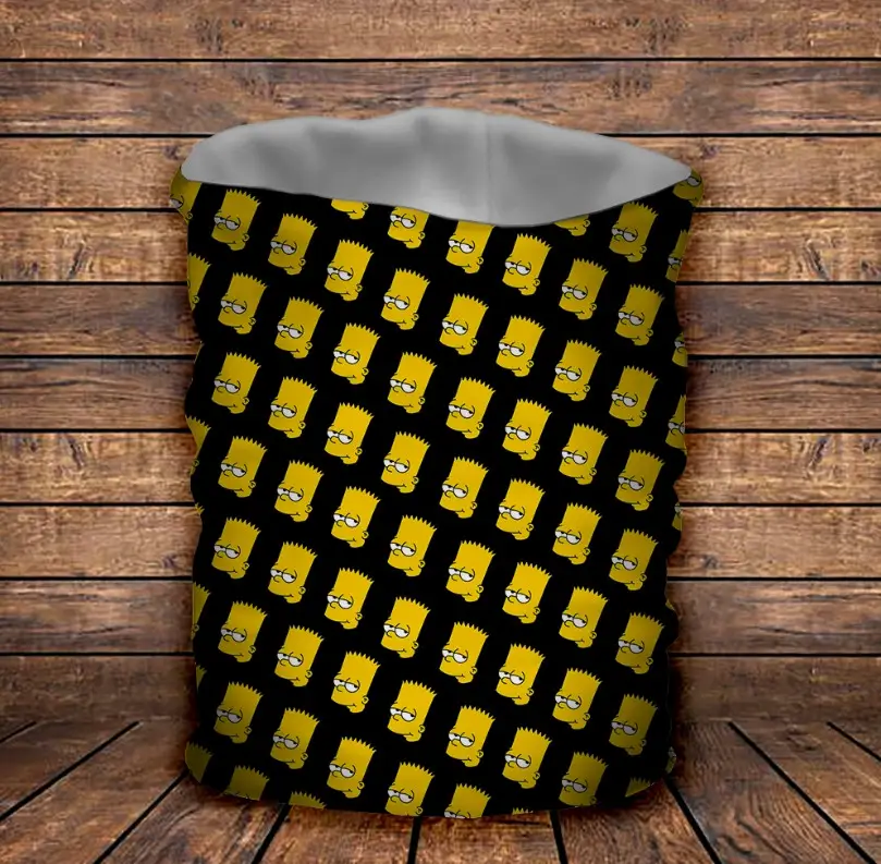 Баф з 3D принтом Bart Барт Сімпсон голова мульт ВСІ Розміри