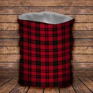 Баф з 3D принтом red tartan ВСІ Розміри