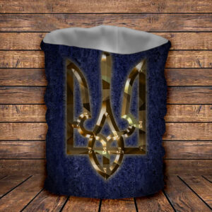 Баф з 3D принтом Золотий Тризуб ВСІ Розміри