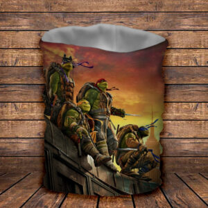 Баф з 3D принтом Черепашки ніндзя на даху ВСІ Розміри