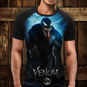 Футболка-реглан з 3D принтом VENOM FATUM ВСІ Розміри Преміум тканина